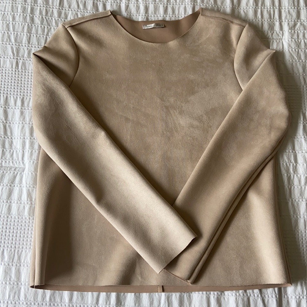 Suede top